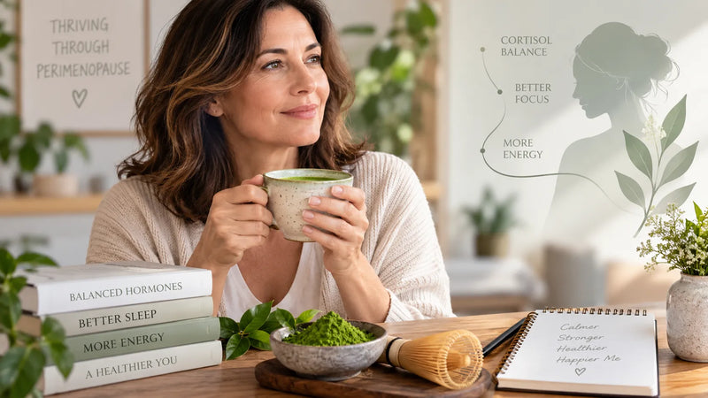 Matcha, Cortisol & Perimenopause A Guide for Women 40+